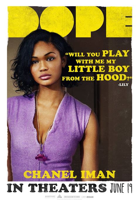 chanel iman movie|dope movie 2015.